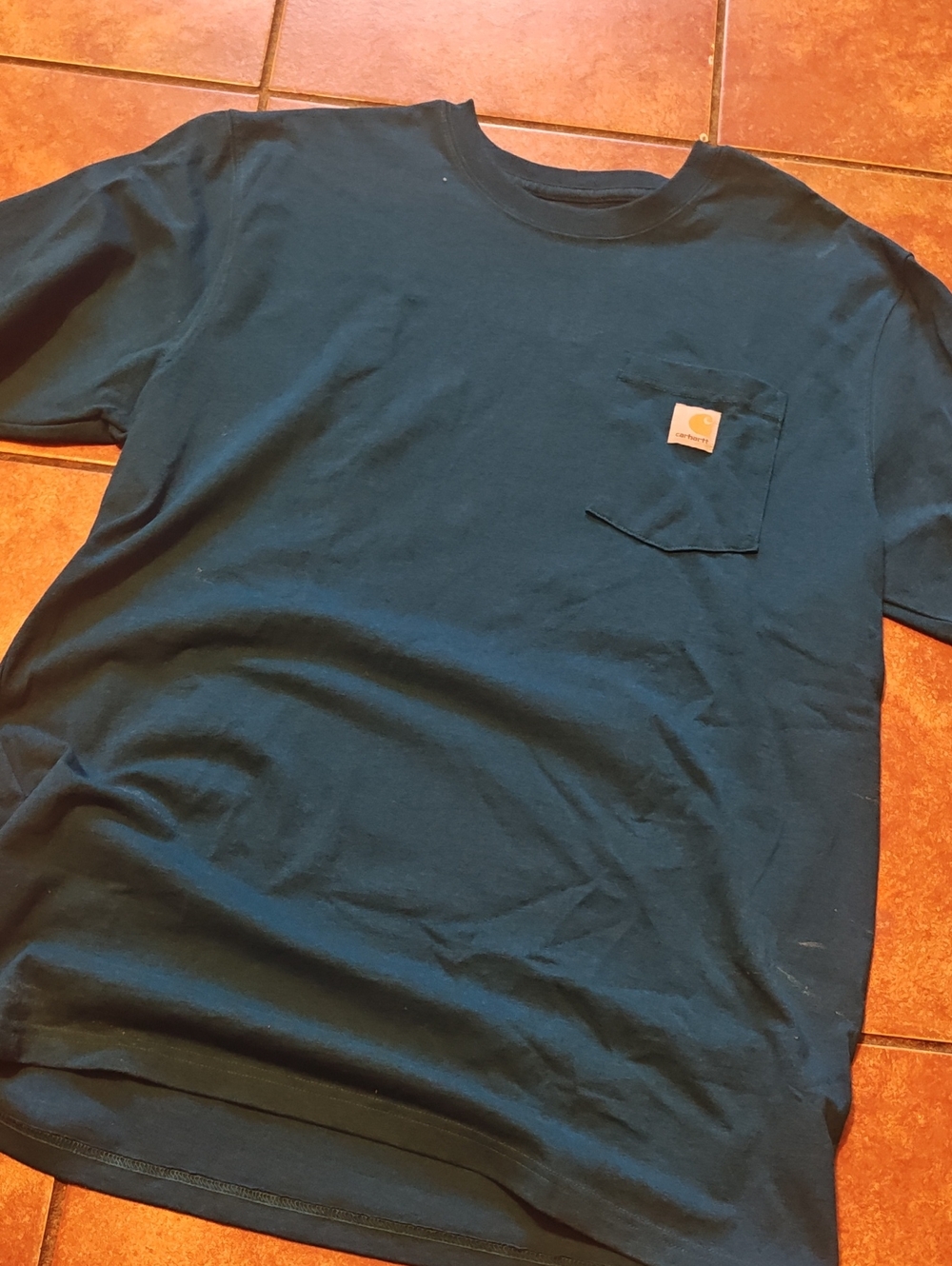 Carhartt Men’s Dark Green Pocket T-Shirt